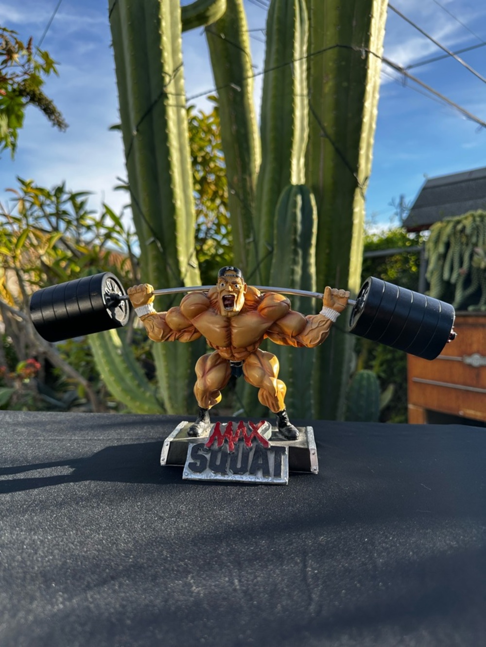 RARE ORIGINAL MAX SQUAT X-Treme Figurine Bodybuilding extreme statue X-128
